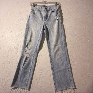 DL1961 Patti Vintage High Rise Vintage Ankle Jeans with Distressed Details Sz 26